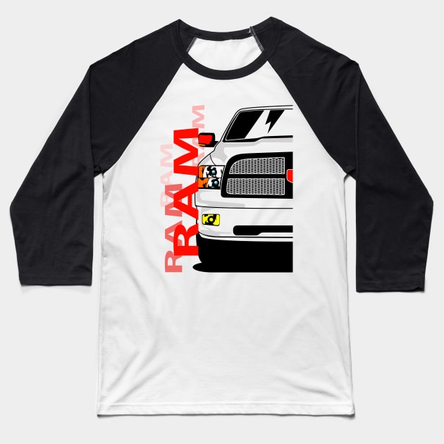 RAM 1500 2010 Baseball T-Shirt by gaplexio